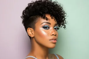 Short Natural Fade Haircuts For Black Women