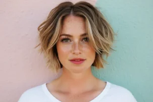 Laidback Bob: Short Square Hairstyle