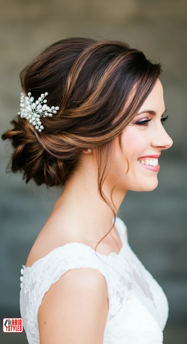 7. Textured Low Bun | Perfect Wedding Hairstyles: Timeless Trends For Your Special Day