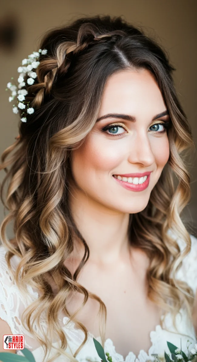 5. Bohemian Half-Up, Half-Down Style | Perfect Wedding Hairstyles: Timeless Trends For Your Special Day