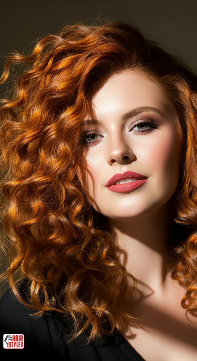 5. Copper Balayage on Curly Hair | Copper Balayage: All About Copper Balayage And How To Adopt It