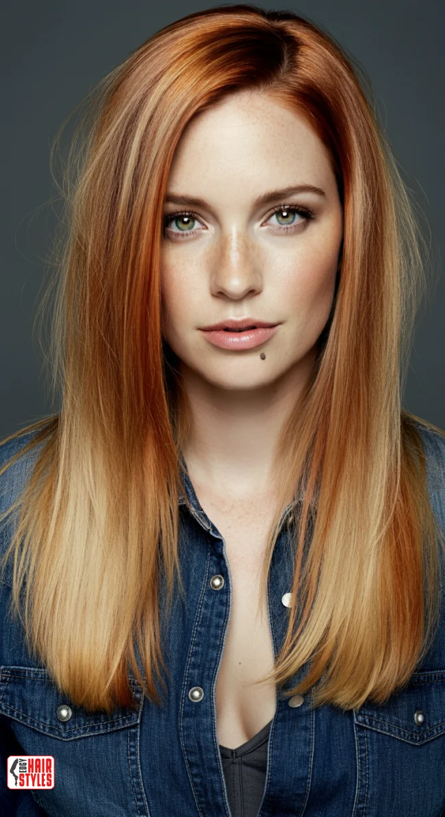 7. Subtle Copper Balayage on Blonde Hair | Copper Balayage: All About Copper Balayage And How To Adopt It
