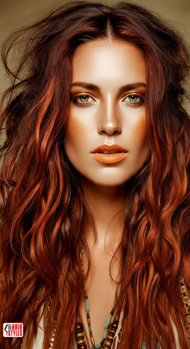 3. Soft Copper Waves | Copper Balayage: All About Copper Balayage And How To Adopt It