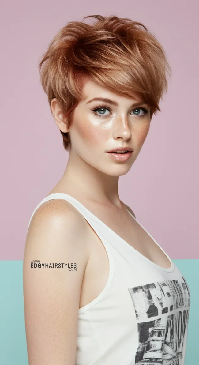 8. Feathered Pixie | 10 Current Short Hairstyles For Fine Hair