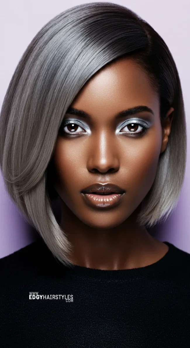 5. Asymmetrical Bob | 10 Current Short Hairstyles For Fine Hair