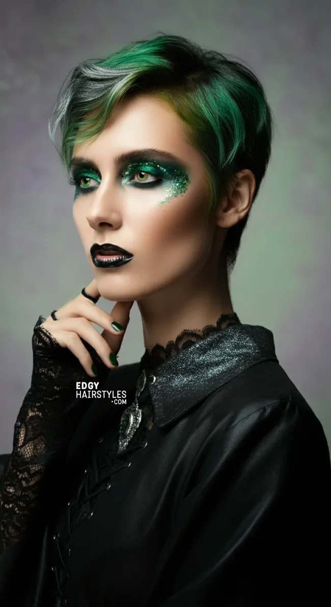 9. Witch&rsquo;s Cauldron | 10 Funky And Crazy Halloween Hairstyles For Short Hair