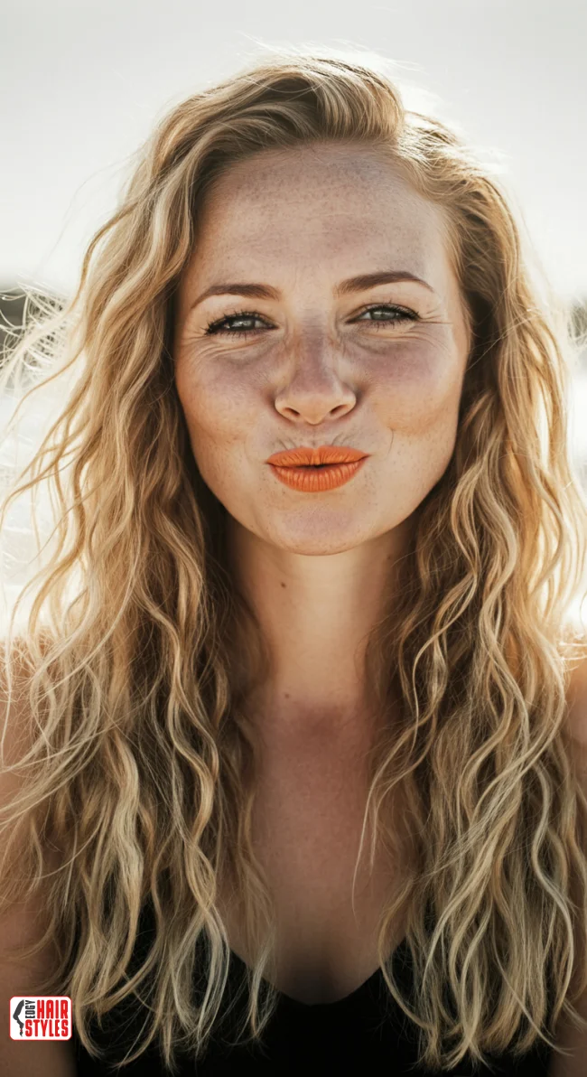 10. Beachy Waves | Top Hairstyles For Square Face Shape - Flattering Styles