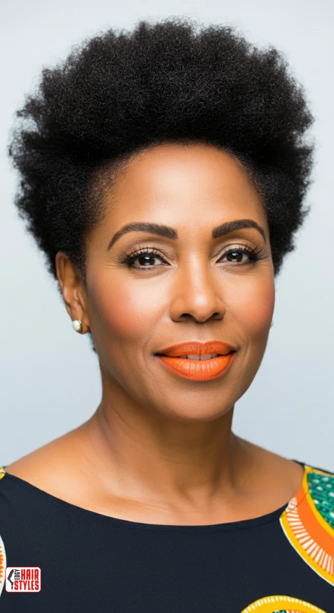 10. Short Afro | 10 Short Hairstyles To Feel Great In Your 40S