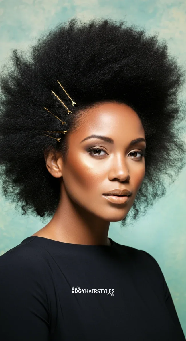 9. Natural Afro with Bold Accessories | 10 Trendy Hairstyles To Try In 2025