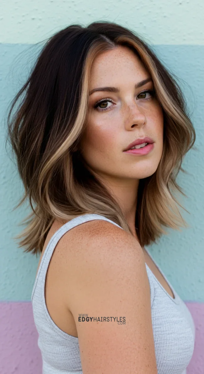 10. Long Layers with Balayage | 10 Trendy Hairstyles To Try In 2025