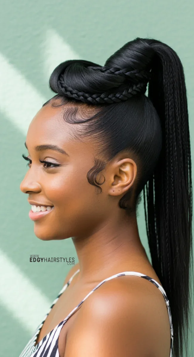 Bonus:&nbsp;High Ponytail with Braided Details | 10 Trendy Hairstyles To Try In 2025