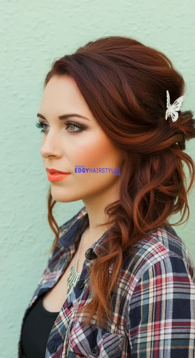 4. The Half-Up, Half-Down Twist | 7 Iconic 1990S Hairstyles That Are All-Time Favorites