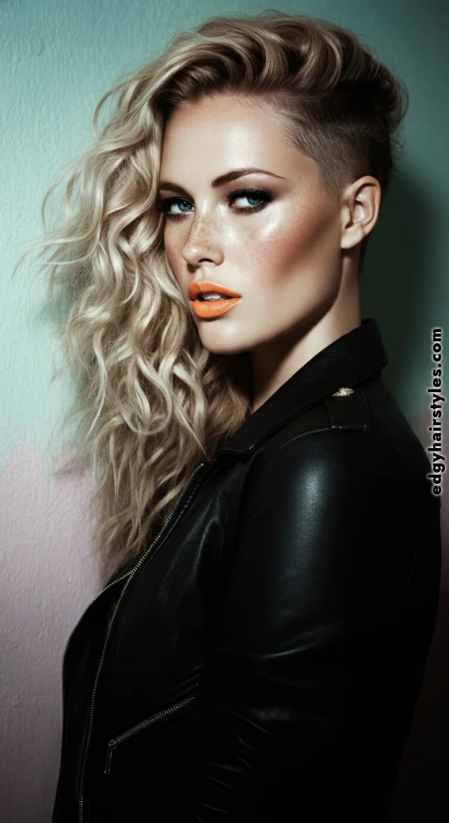 2. Side-Shaved Undercut with Waves | Undercut Hairstyles For Women - 10 Ideas, Inspiration And Styling Tips!