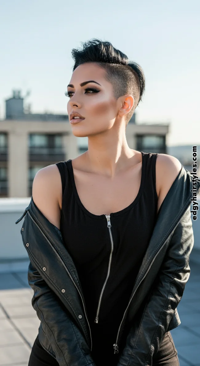 9. High Contrast Undercut | Undercut Hairstyles For Women - 10 Ideas, Inspiration And Styling Tips!