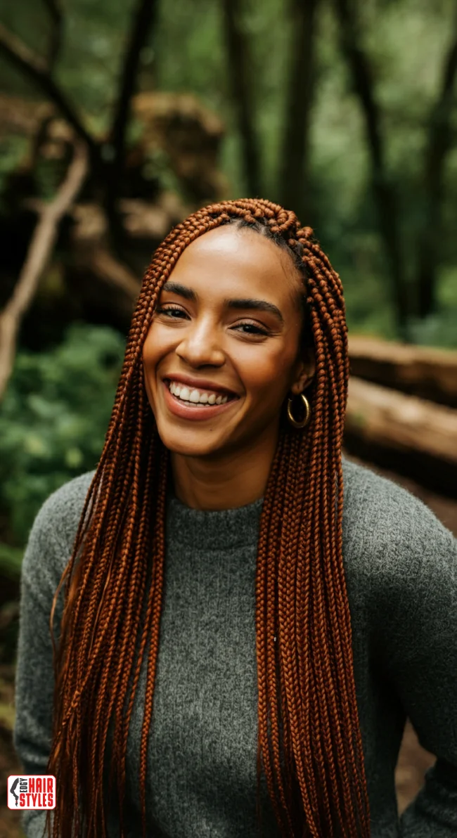 8. Cinnamon Braids | Radiant Red Locks: Embracing The Beauty Of Natural