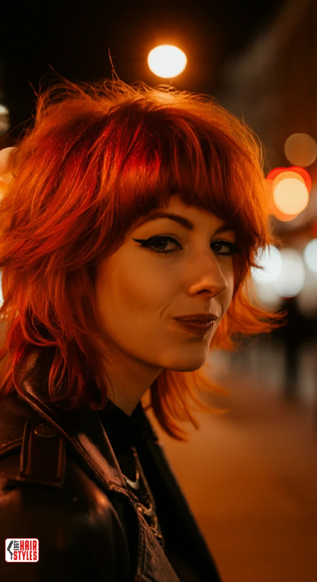 10. Fiery Red Shag | Radiant Red Locks: Embracing The Beauty Of Natural