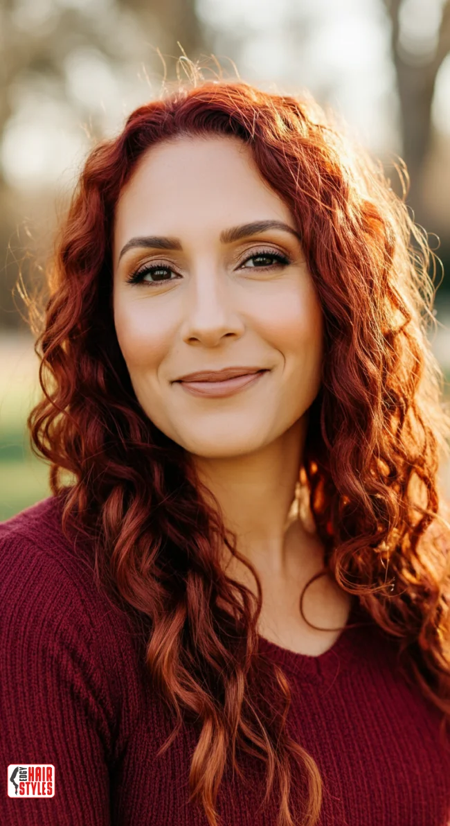2. Copper Waves | Radiant Red Locks: Embracing The Beauty Of Natural