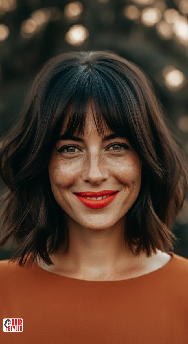 7. Curtain Bangs with Layers | Perfect Hairstyles For Thick Hair - Unlocking Style