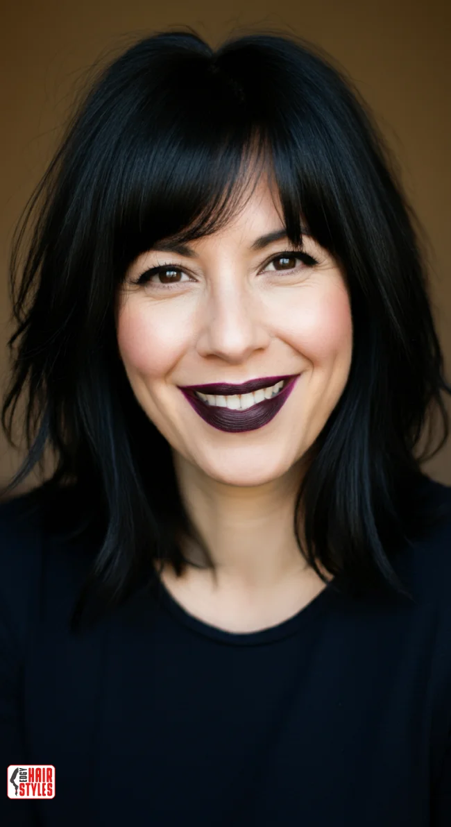 3. Side-Swept Bangs | Perfect Hairstyles For Thick Hair - Unlocking Style