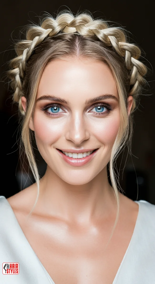 6. Braided Crown | Perfect Hairstyles For Thick Hair - Unlocking Style