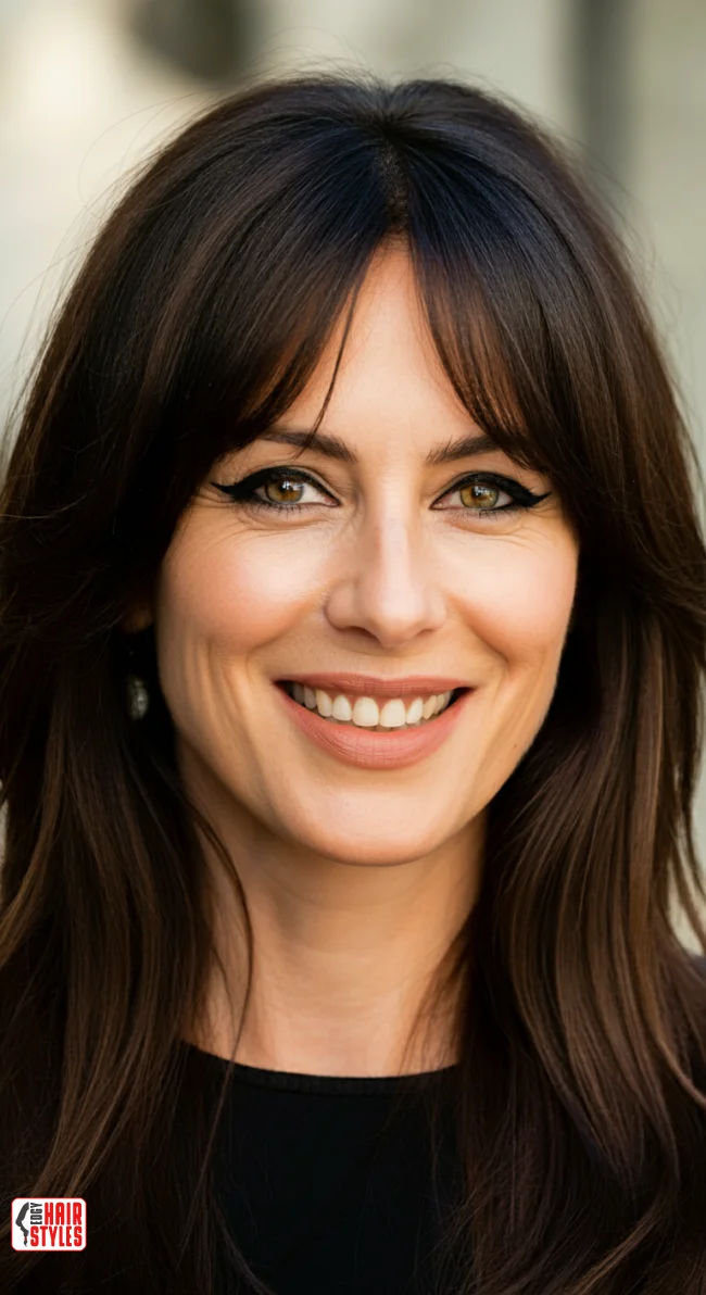 2. Long Layered Hair | Flattering Hairstyles For Round Faces: Unlock Your Best Look!