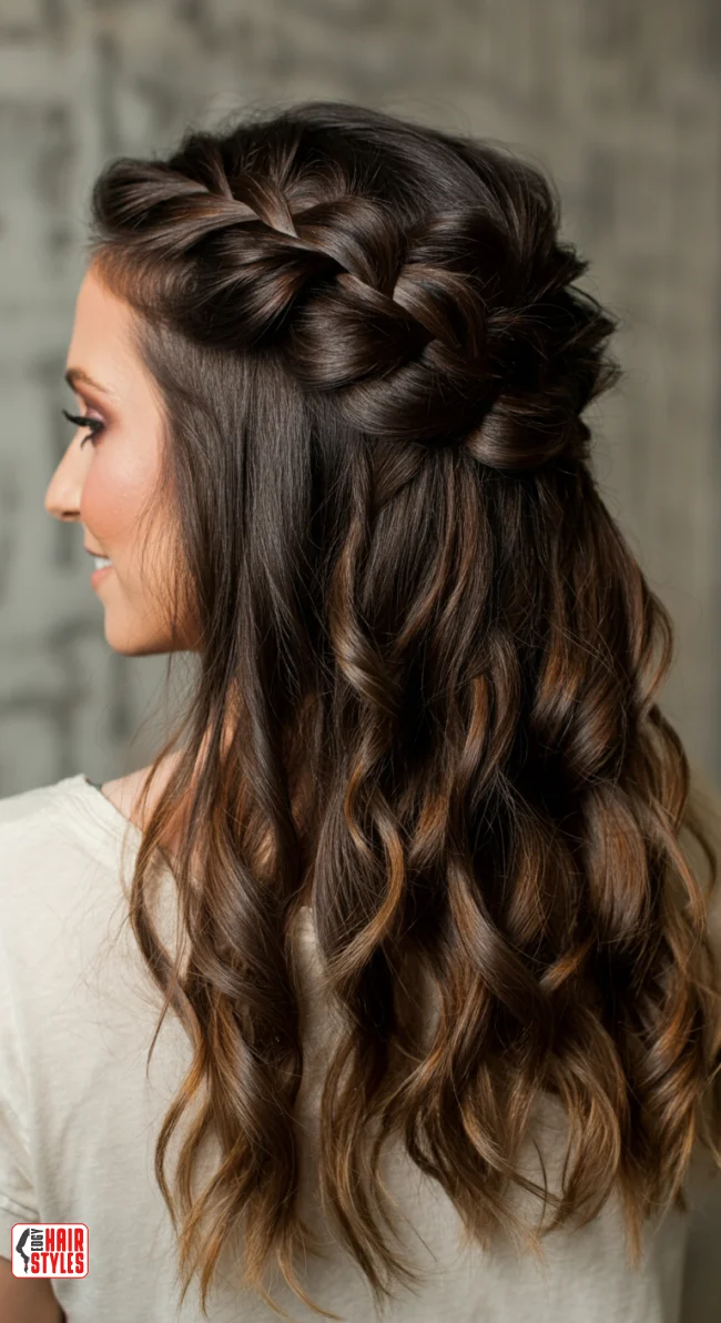 8. Waterfall Braid | How To: Hairstyles For Wedding Guests: 10 Most Beautiful Variants With Step-By-Step Guide