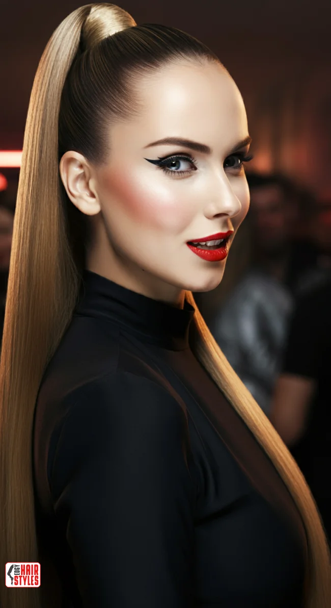 4. Sleek High Ponytail | How To: Hairstyles For Wedding Guests: 10 Most Beautiful Variants With Step-By-Step Guide