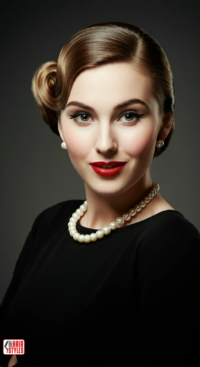 6. Classic French Twist | Cappuccino Bronde Is The New Hair Color Trend