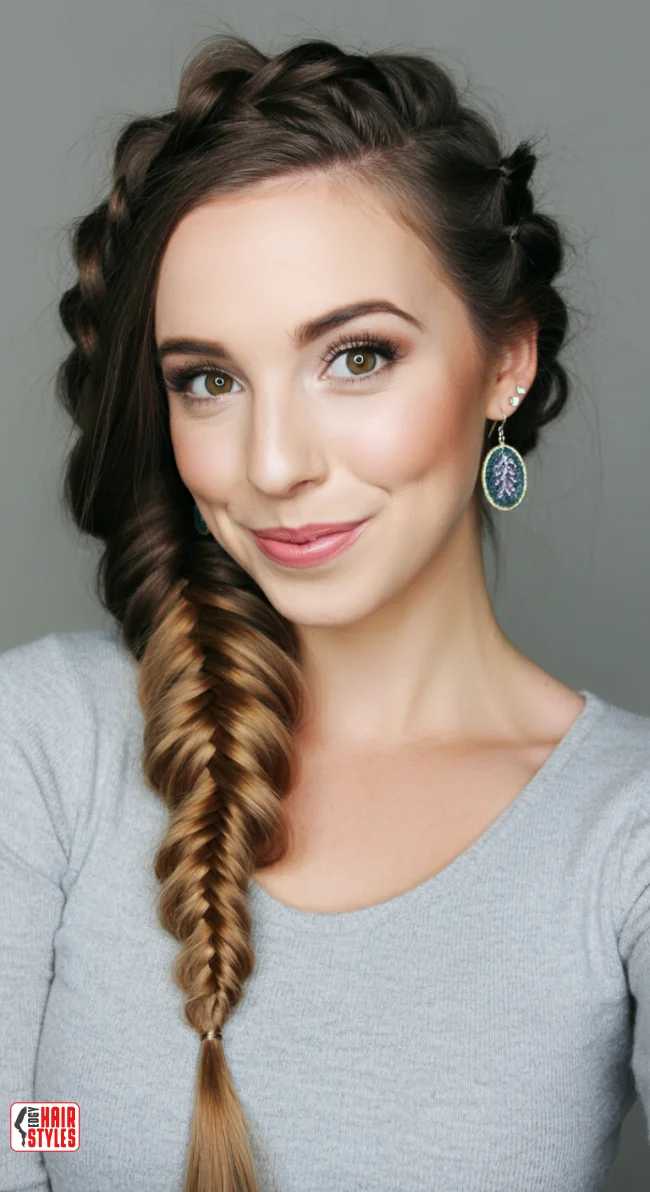 9. Fishtail Braid | Cappuccino Bronde Is The New Hair Color Trend