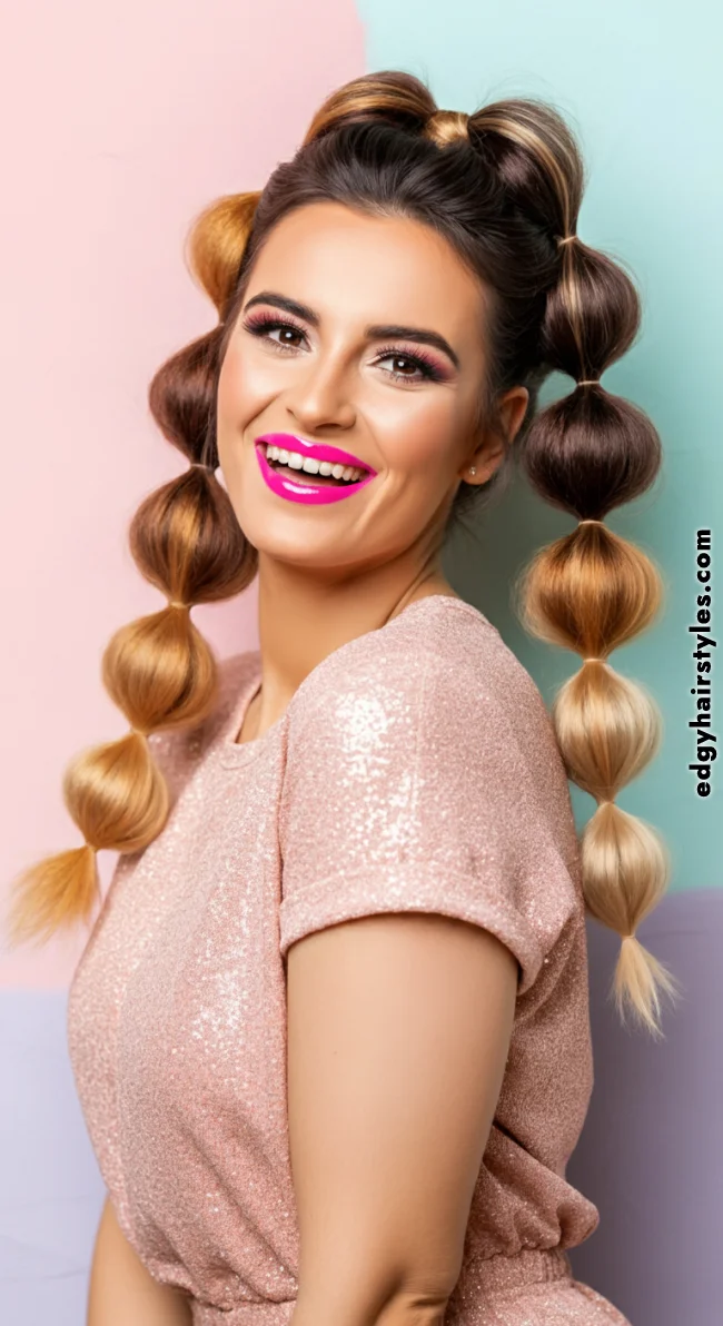 9. Bubble Ponytail | Spring Hairstyles For Long Hair: Fresh Looks