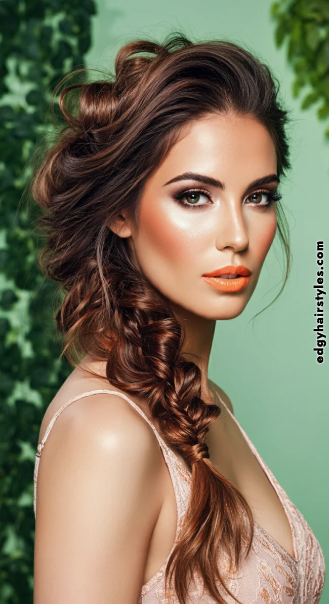 5. Messy Fishtail Braid | Spring Hairstyles For Long Hair: Fresh Looks
