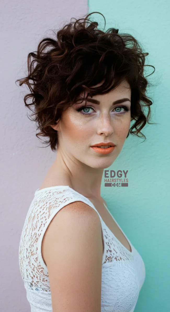 6. Curly Pixie | 10 Trendy Low-Maintenance Pixie Haircuts For Fine, Medium Or Thick Hair