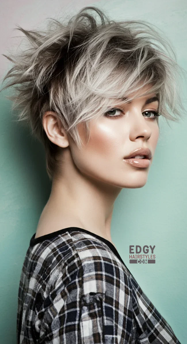 7. Messy Pixie | 10 Trendy Low-Maintenance Pixie Haircuts For Fine, Medium Or Thick Hair