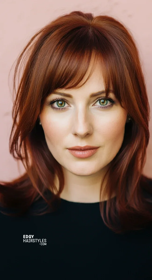 8. Side Bangs for Straight Hair | How To Style Bangs For Different Hair Textures: 10 Stunning Looks