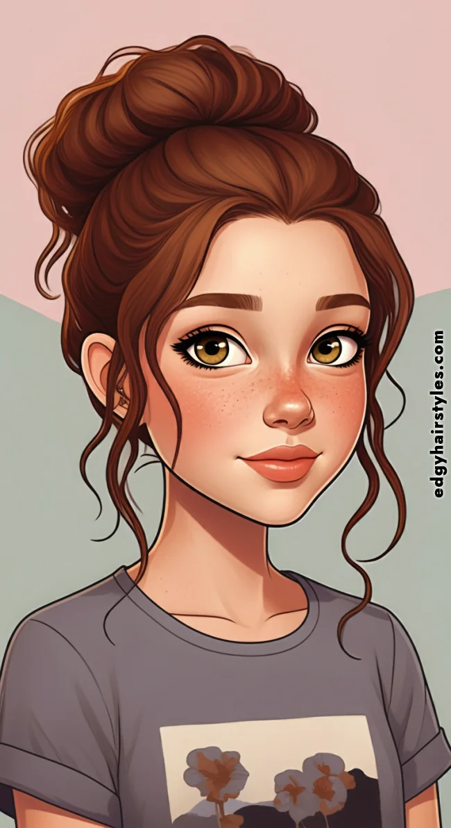 2. Messy Bun | Best Teen Hairstyles: Trendy Looks For Teenagers