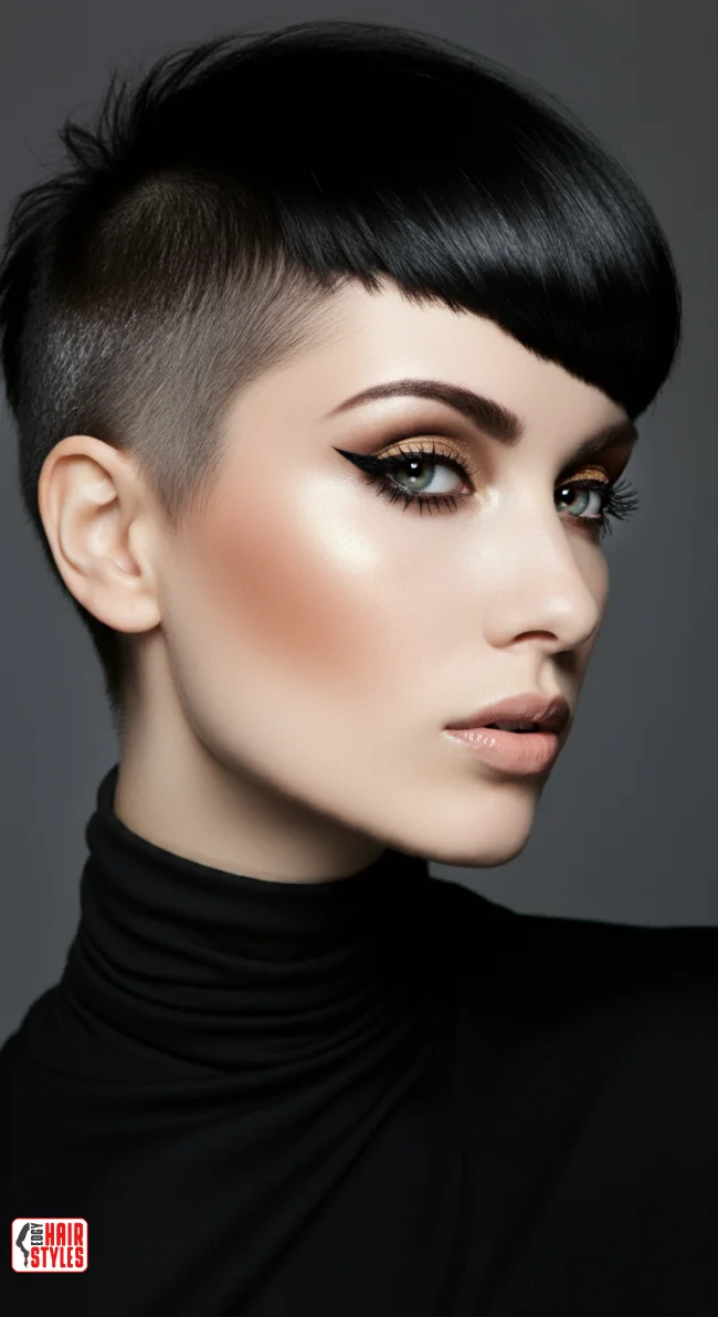 6. Undercut with Blunt Bangs | Trendsetting Undercut Hairstyles - Revamp Your Look