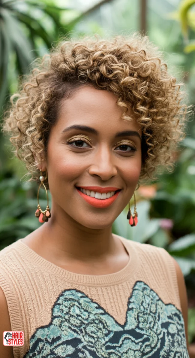 7. Curly Crop | 10 Flattering Short Haircuts For Square Faces