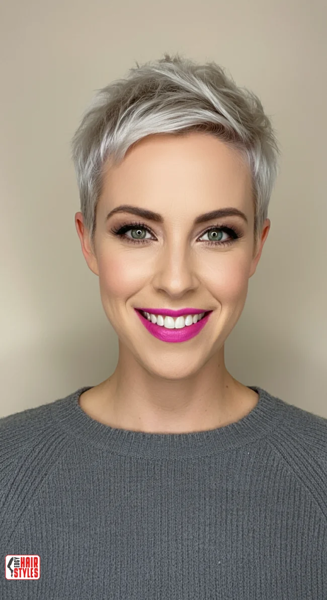 1. Textured Pixie Cut | 10 Flattering Short Haircuts For Square Faces