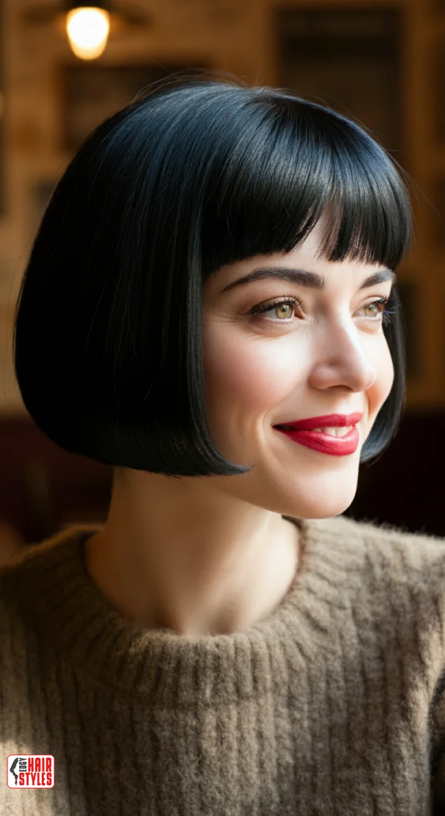 5. Classic Bob with Soft Edges | 10 Flattering Short Haircuts For Square Faces