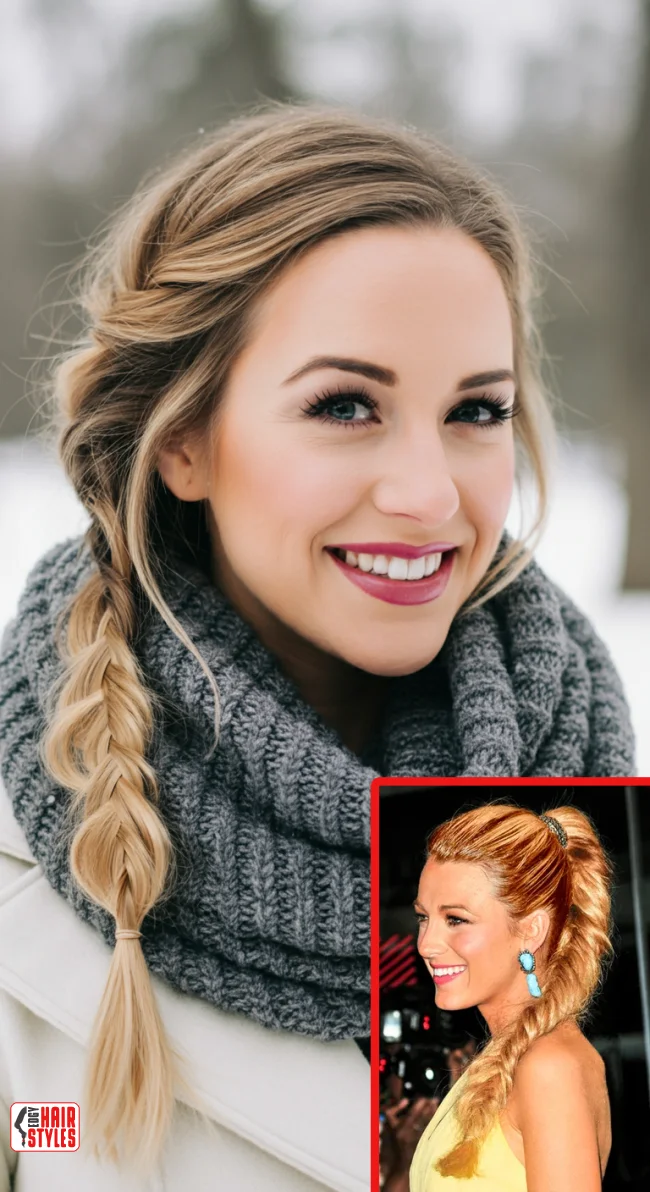 3. Loose Side Braid | Elegant Winter Hairstyles With Celebrities: Embrace The Season In Style
