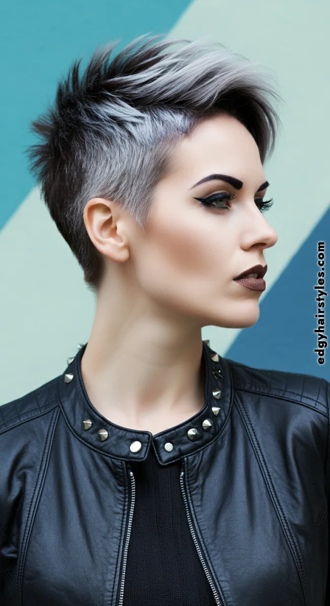 2. Ashy Silver Pixie Cut | Short Hair Balayage: Essential Tips For Stunning Looks