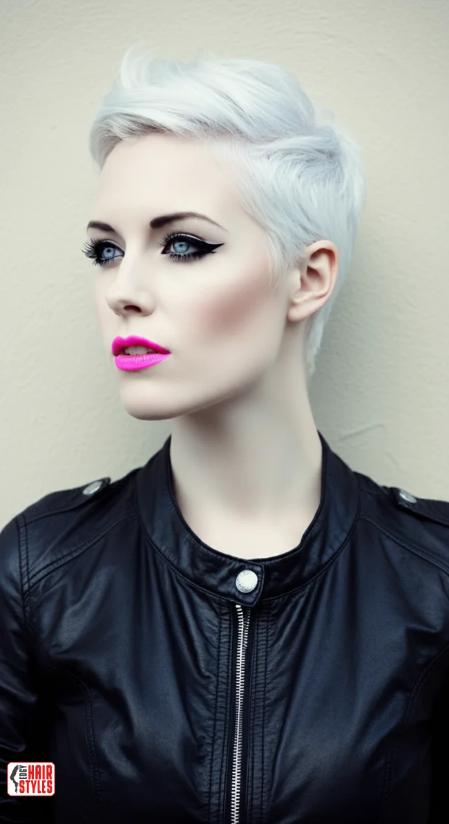 9. Platinum Blonde Pixie Cut | 10 Trendy Pixie Cut Ideas Catering To All Tastes