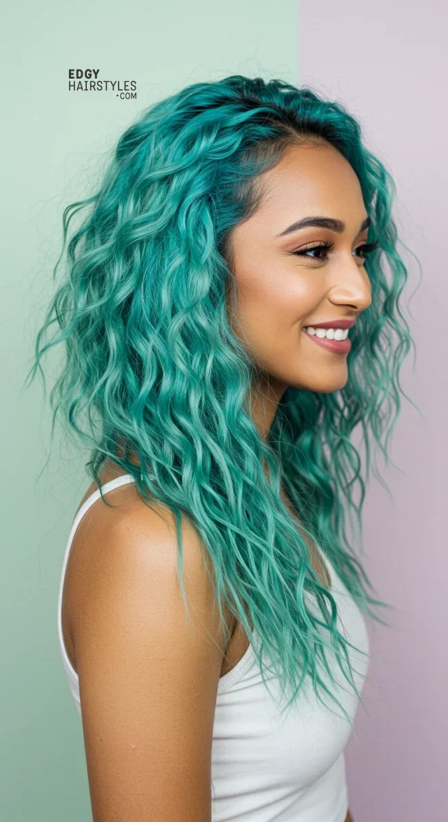 10. Crimped Mermaid Waves | 10 Best Crimped Hairstyles Trending In 2024