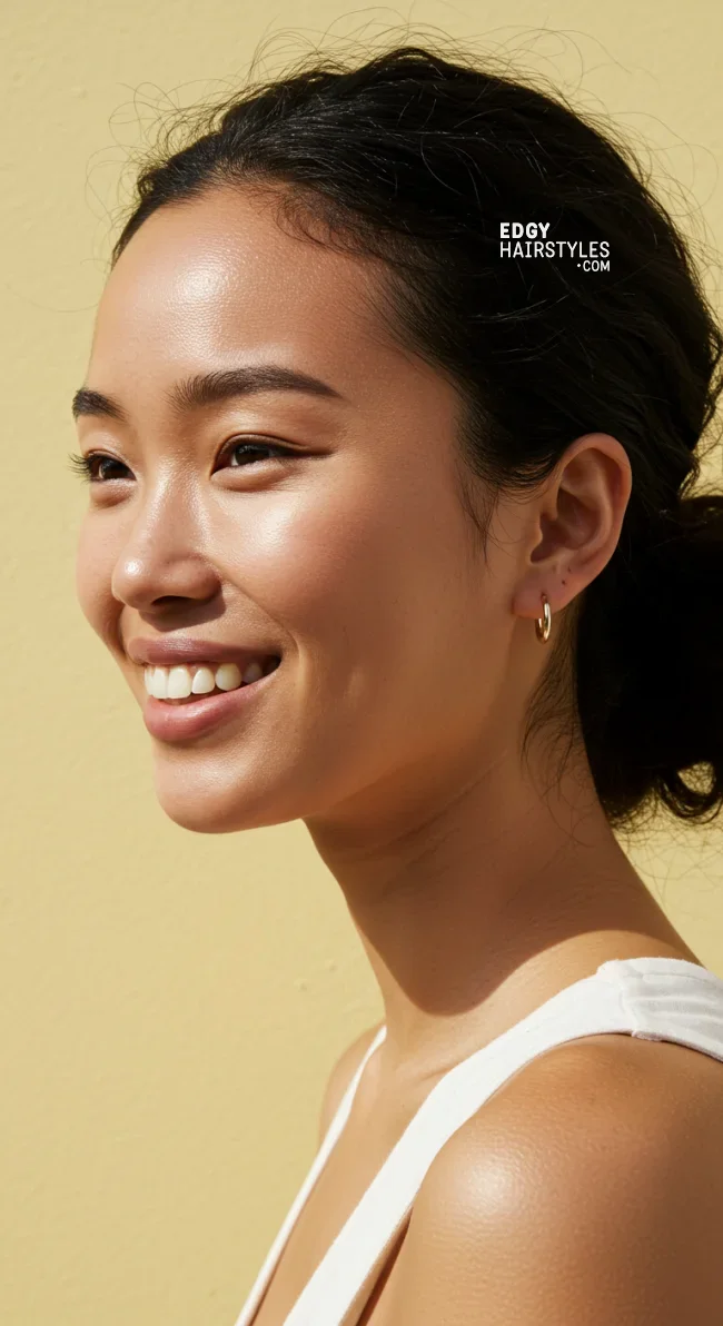 9. Crimped Low Bun | 10 Best Crimped Hairstyles Trending In 2024