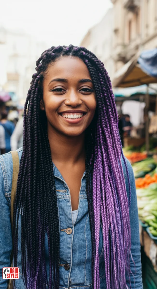 6. Box Braids | 10 Different Types Of Braids With Inspirational Examples