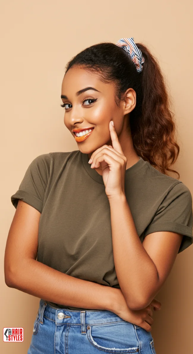 9. Side Ponytail | Why Statement Scrunchies Are The Ultimate Hair Accessory For Every Occasion!