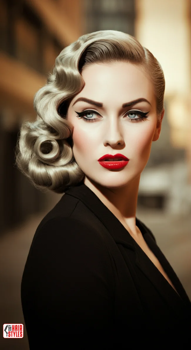 7. Side-Swept Hollywood Waves | 10 Easy Step By Step Hair Tutorials For Chic Hairstyles