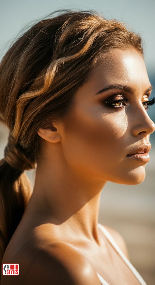 10. Textured Low Ponytail | 10 Easy Step By Step Hair Tutorials For Chic Hairstyles