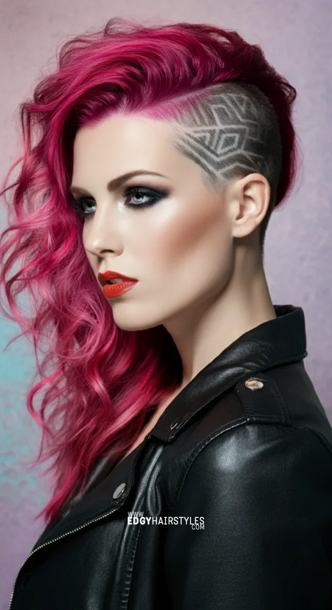 2. Asymmetrical Shaved Style | 10 Bold Shaved Hairstyles For Women