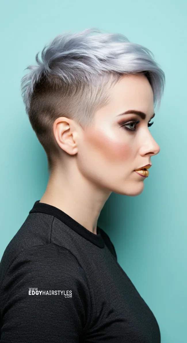 7. Shaved Pixie Cut | 10 Bold Shaved Hairstyles For Women